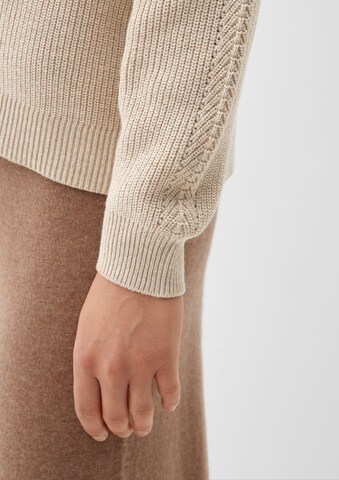 s.Oliver Knit Cardigan in Beige