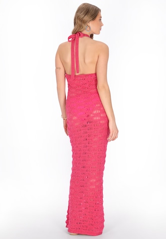 IZIA Knit dress 'Festival' in Pink