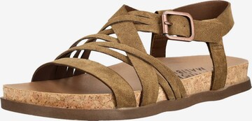 Sandales à lanières Blowfish Malibu en marron : devant