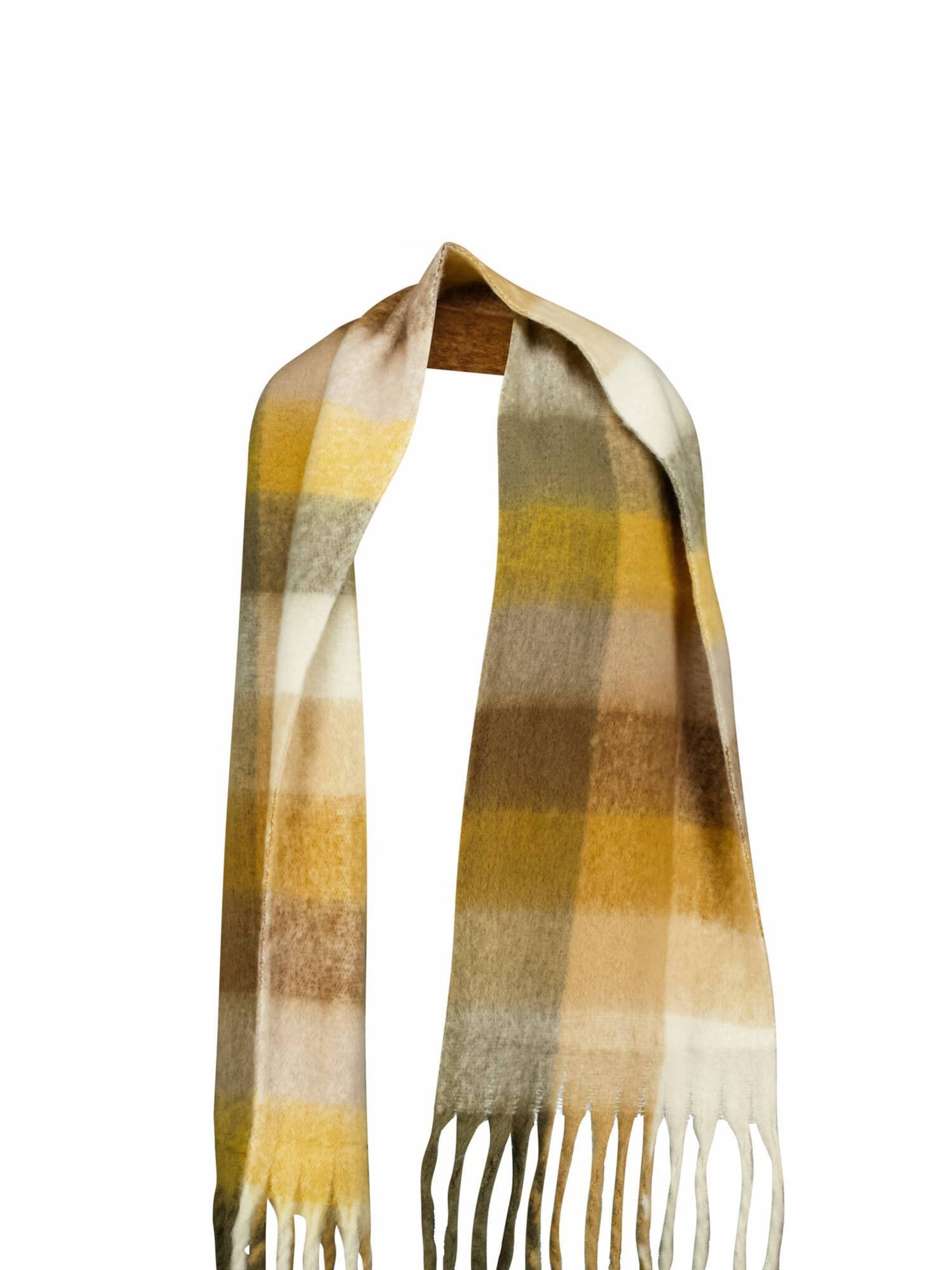 Deeluxe Sjaal 'CHECK' in Geel: voorkant