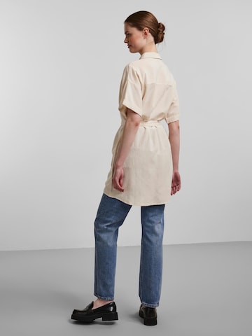 PIECES Shirt Dress 'Sunna' in Beige