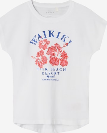 NAME IT T-Shirt 'NKFVIOLET' in Weiß: Vorderseite