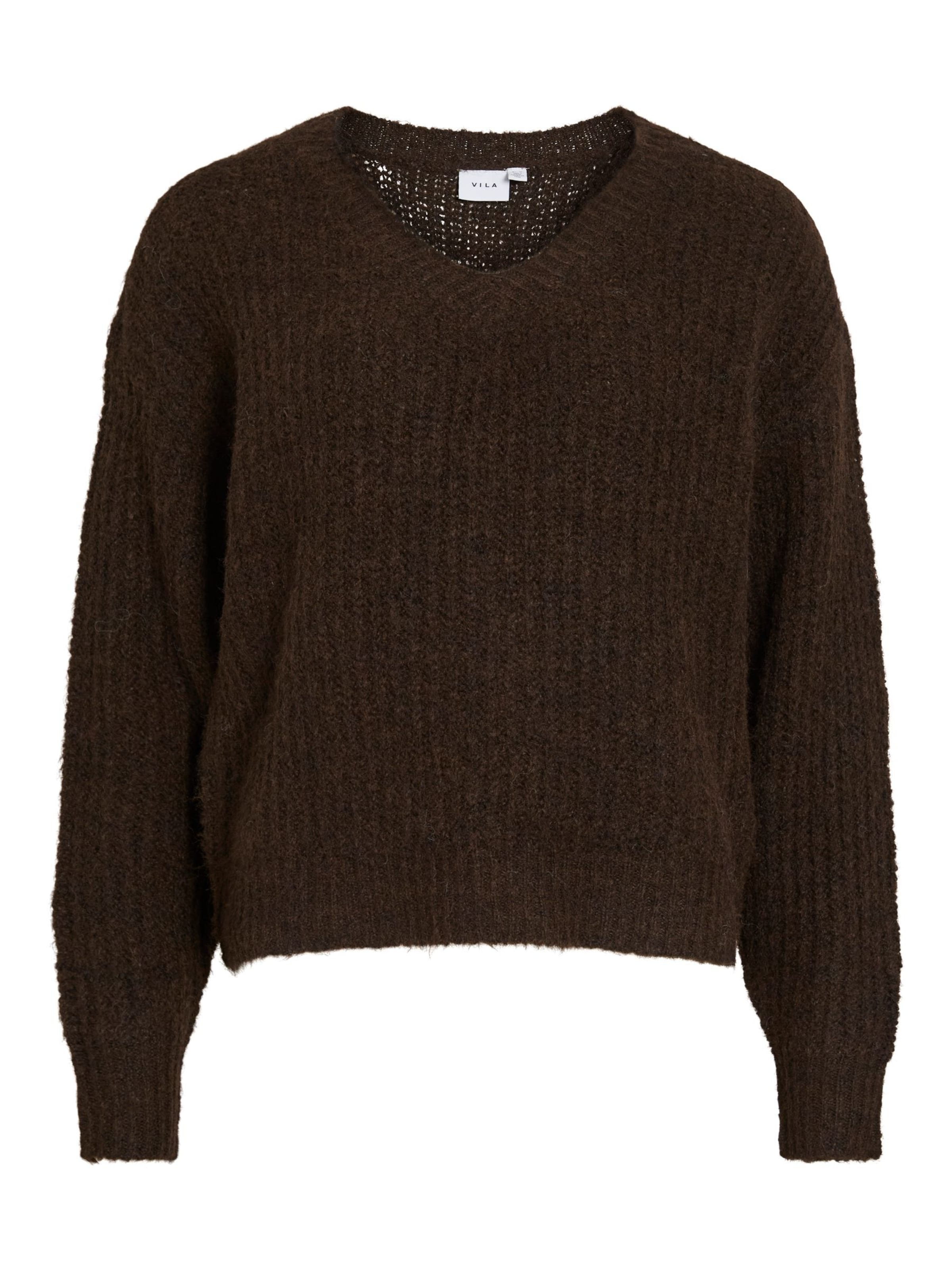 VILA Tröja 'VILampe' i brun: framsida