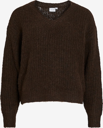 VILA Sweater 'VILampe' in Brown: front
