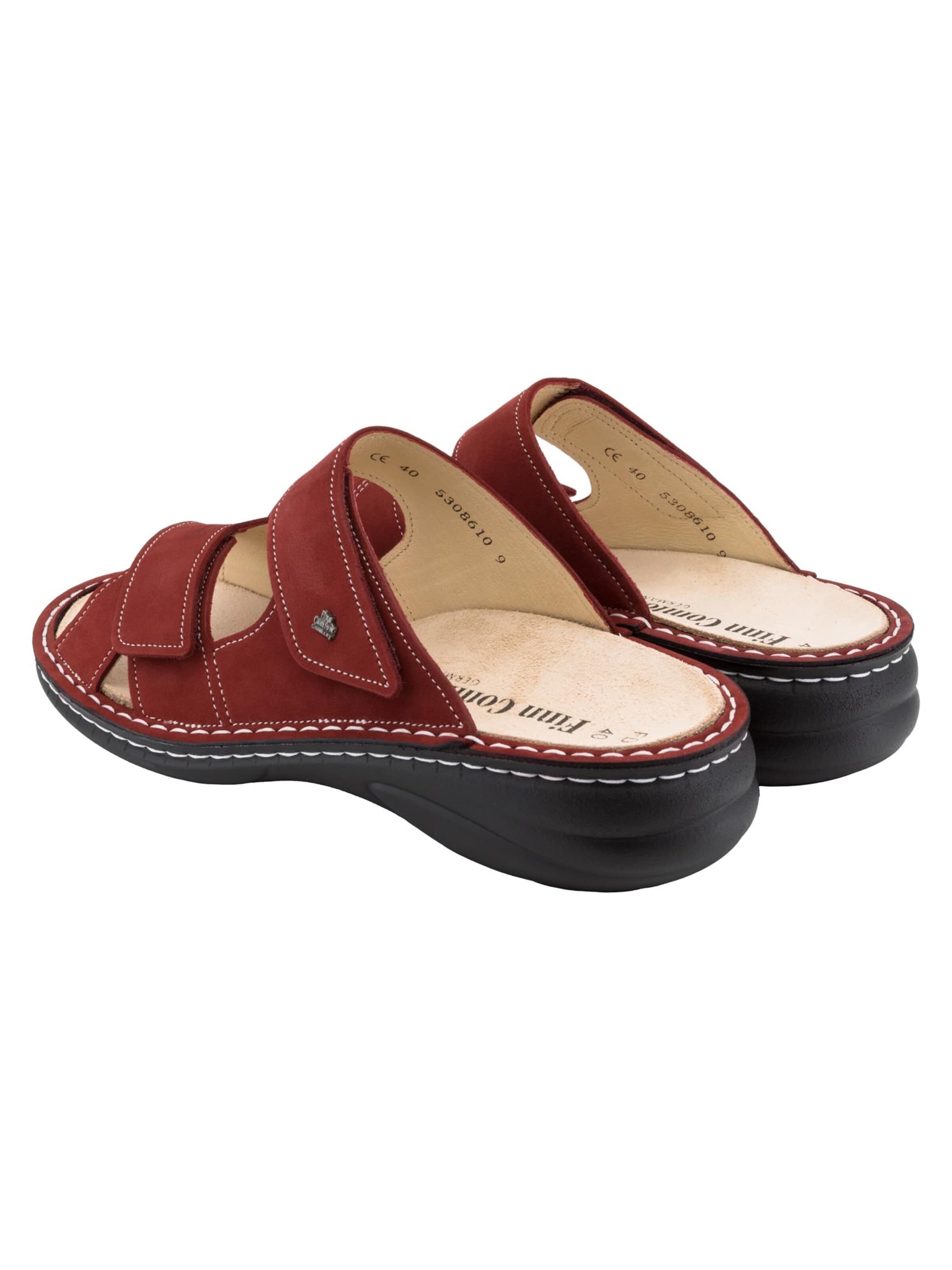 Finn Comfort Muiltjes 'Melrose' in Rood
