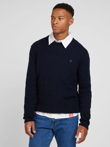 TIMBERLAND - Jersey en azul: frente