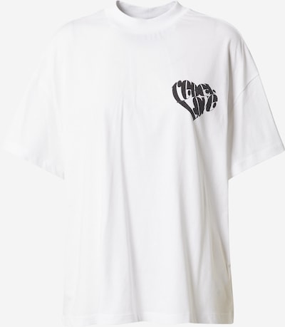HUGO T-shirt 'Dorene' en noir / blanc, Vue avec produit