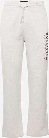 HOLLISTER Regular Broek in Grijs: voorkant