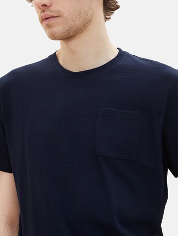 TOM TAILOR T-Shirt in Blau