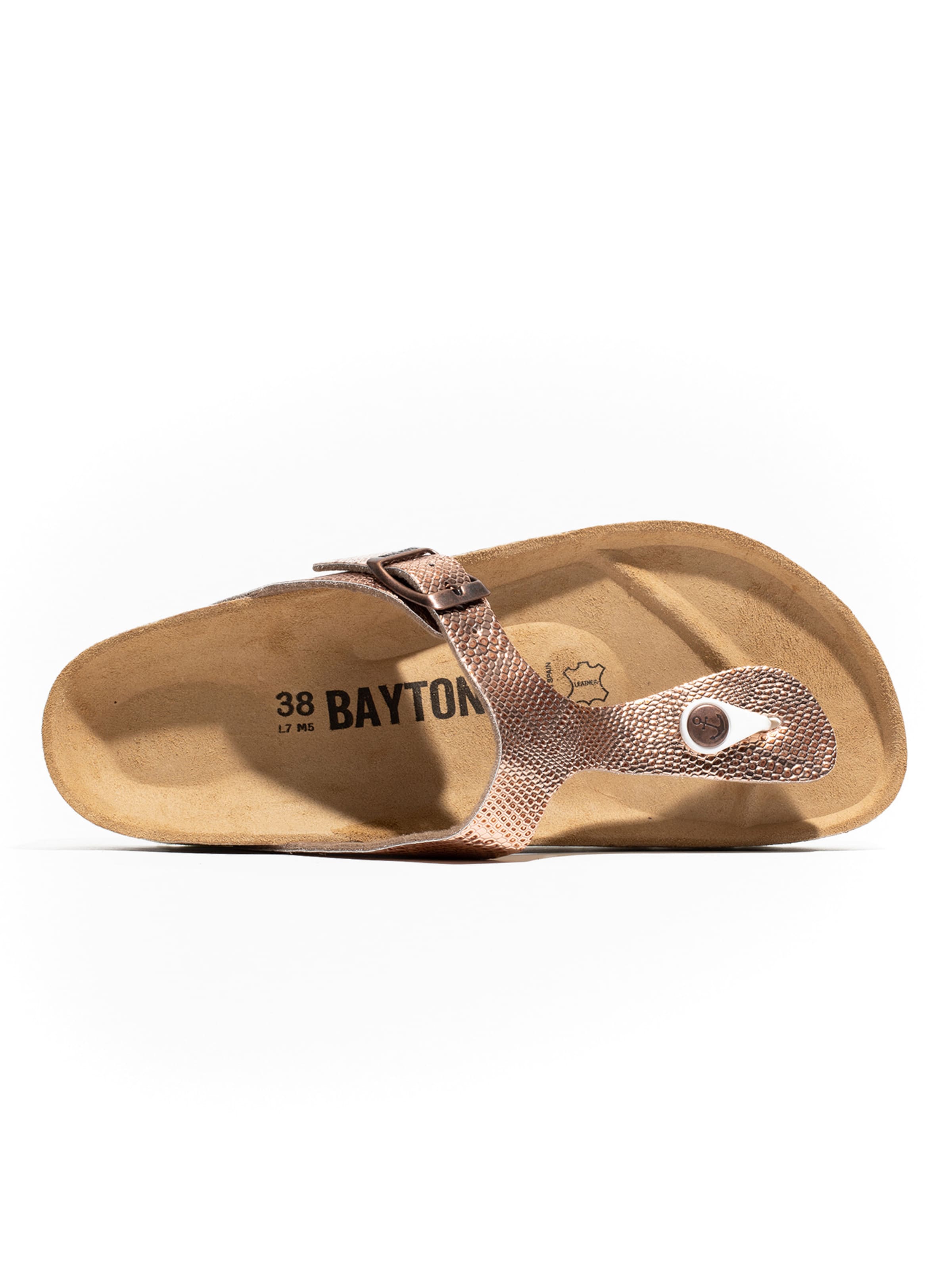 Bayton Босоножки через палец 'Carins' в Золотой
