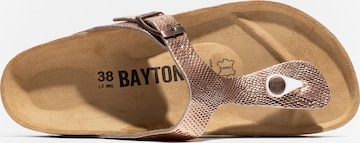 Bayton T-bar sandals 'Carins' in Gold
