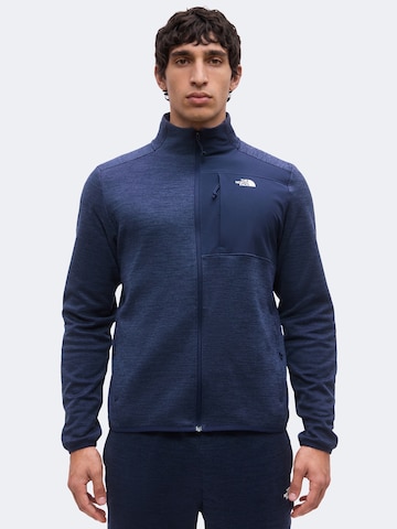Veste en polaire fonctionnelle 'PERFORMANCE' THE NORTH FACE en bleu : devant