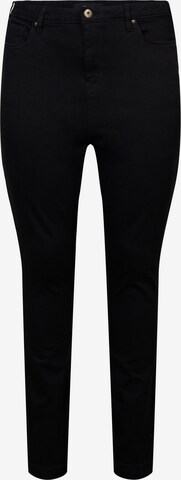 Zizzi Skinny Jeans 'TARA BEA' in Schwarz: predná strana