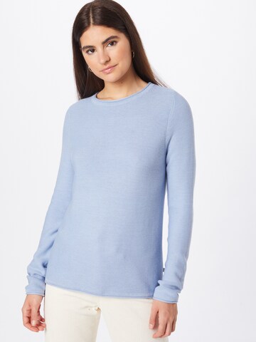 Pull-over QS en bleu : devant