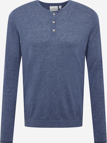 s.Oliver Sweater in Blue: front