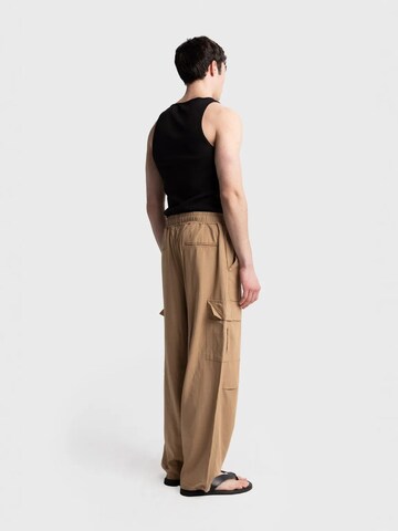 Pantaloni 'Strickhosen' di Giesto in marrone
