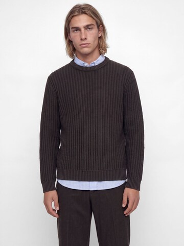 JACK & JONES Sweater in Black: front