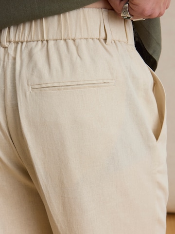DAN FOX APPAREL - regular Pantalón de pinzas 'Kadir' en beige