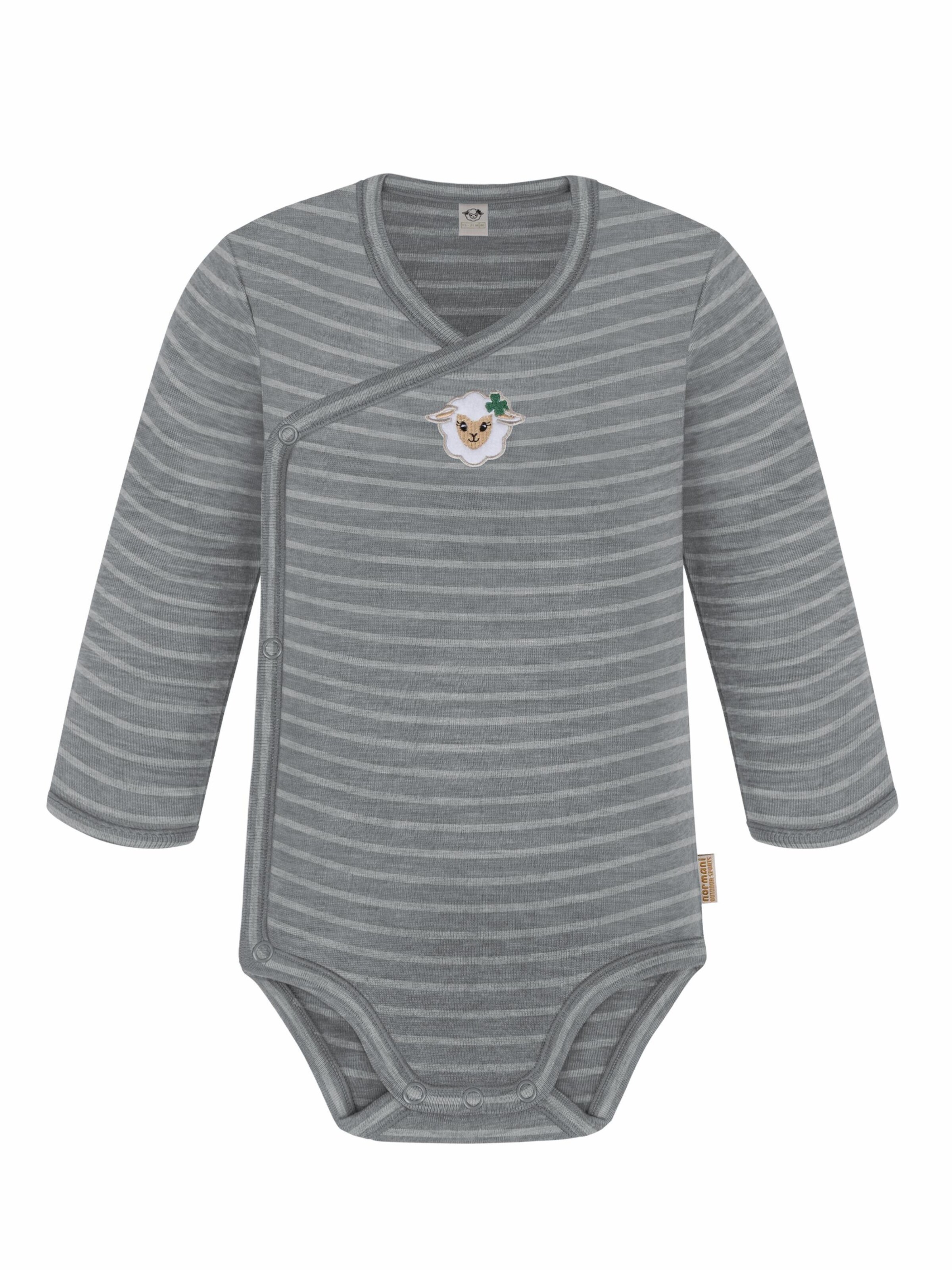 normani Strampler/Body 'Kaitaia' in Grau