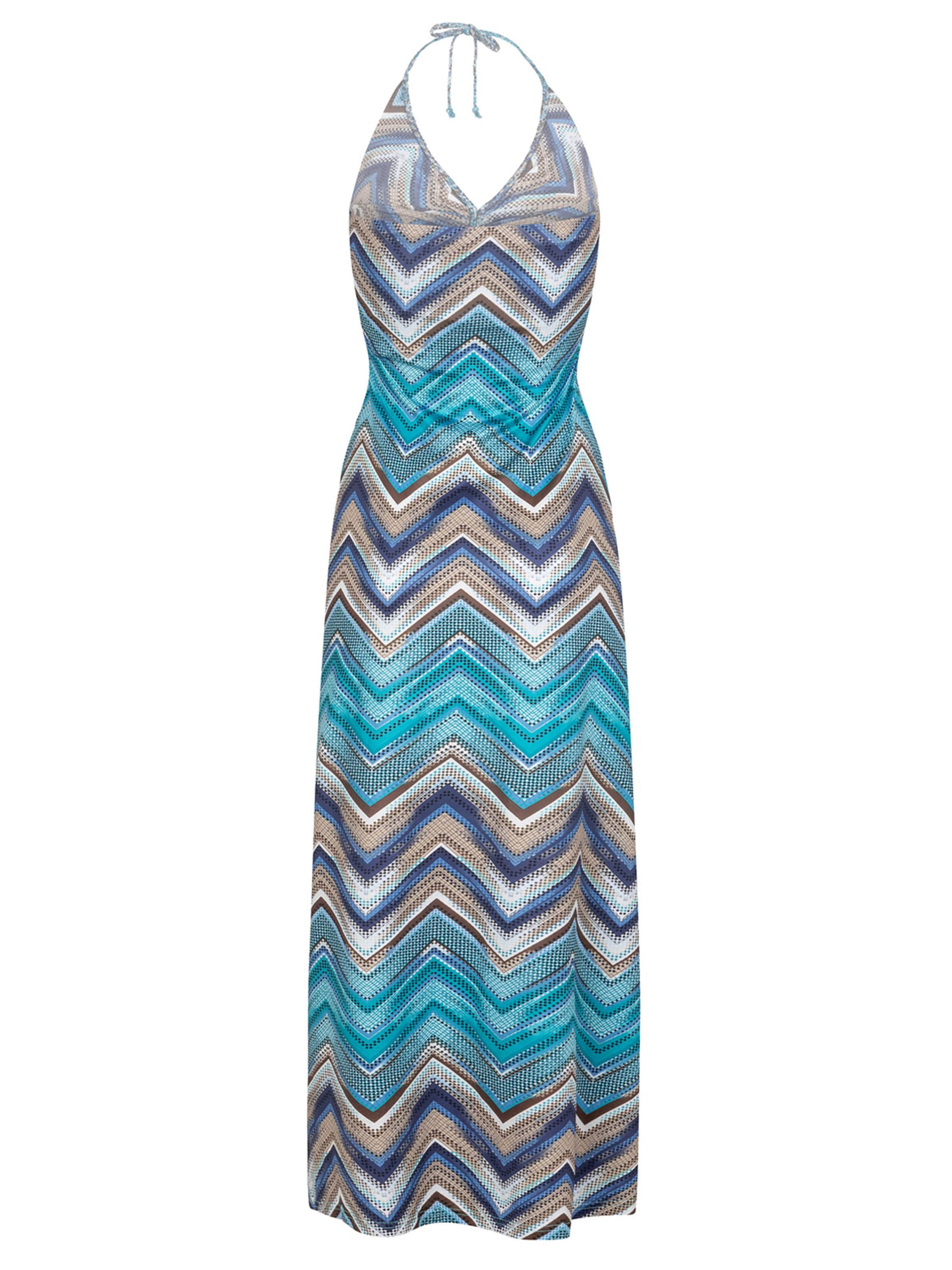 Chic by Lirette Jurk 'Halter dress Myzithres' in Blauw