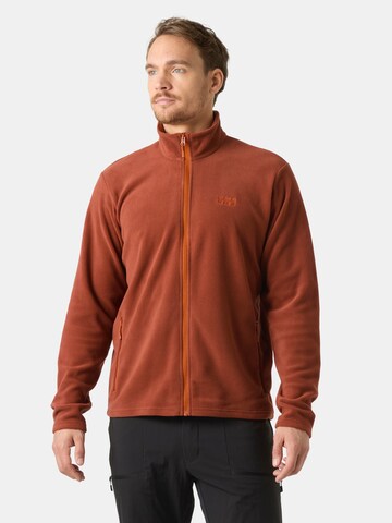 Veste en polaire fonctionnelle 'DAYBREAKER' HELLY HANSEN en marron : devant