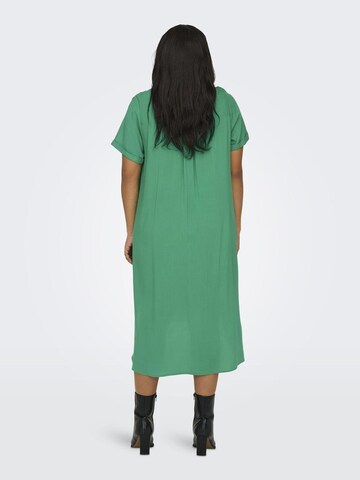 ONLY Carmakoma Shirt Dress in Green