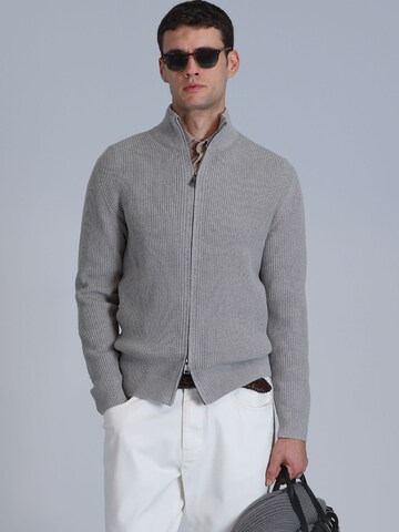 Vestes en maille Lufian en gris : devant