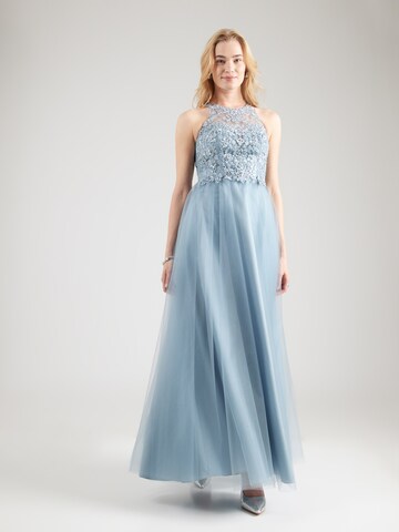 Laona - Vestido de noche en azul: frente