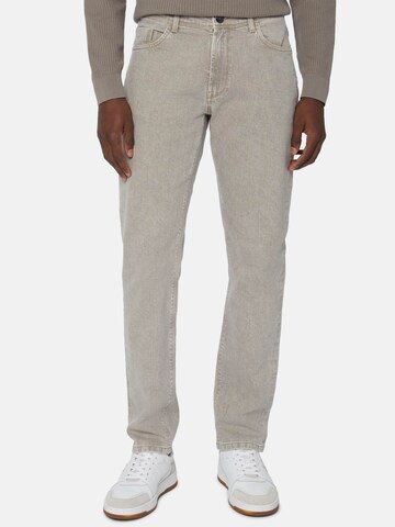 Boggi Milano Slim fit Jeans in Grey: front