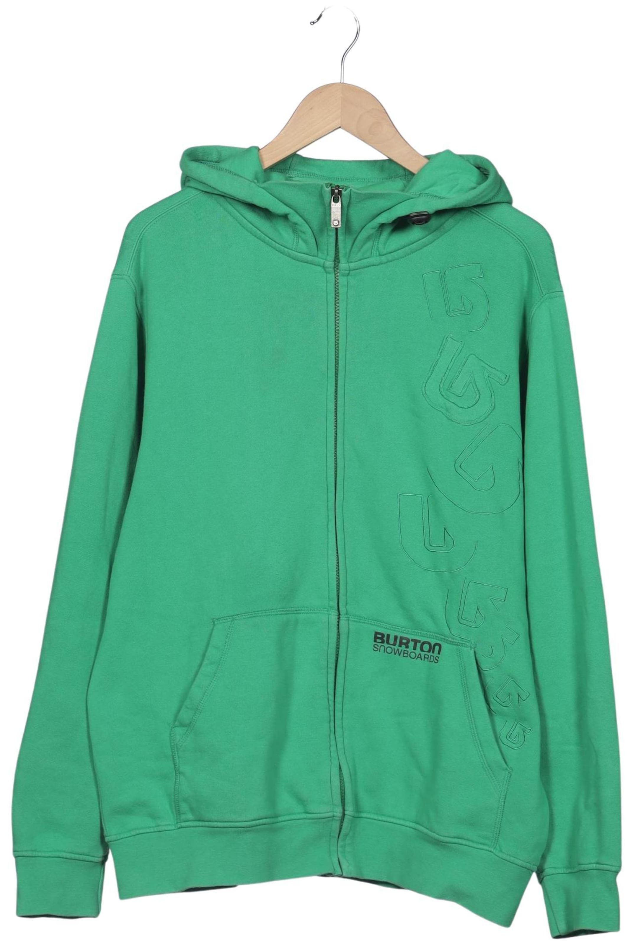 BURTON Sweatshirt & Zip-Up Hoodie in M in Green: front