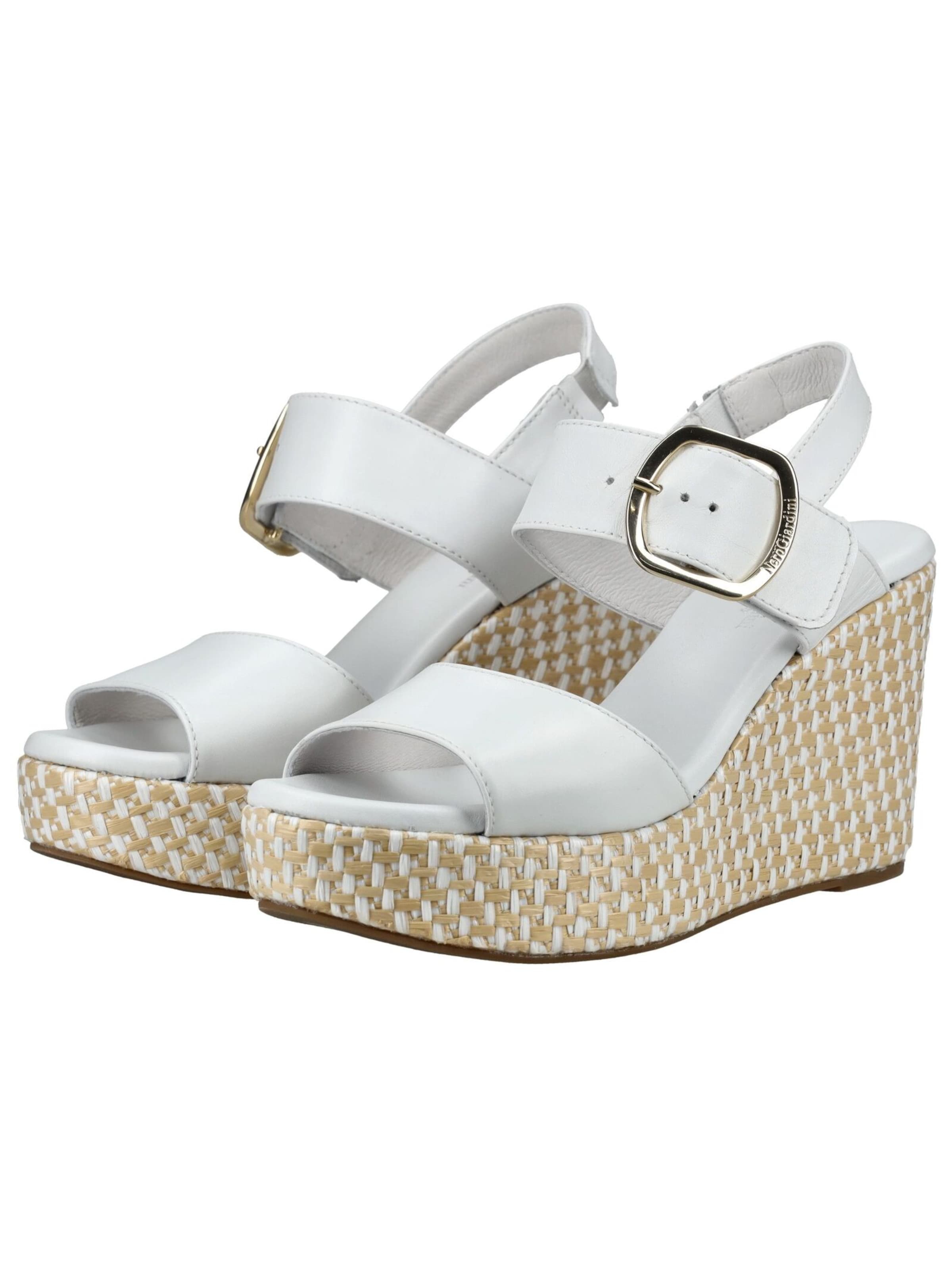 Sandalo di Nero Giardini in bianco