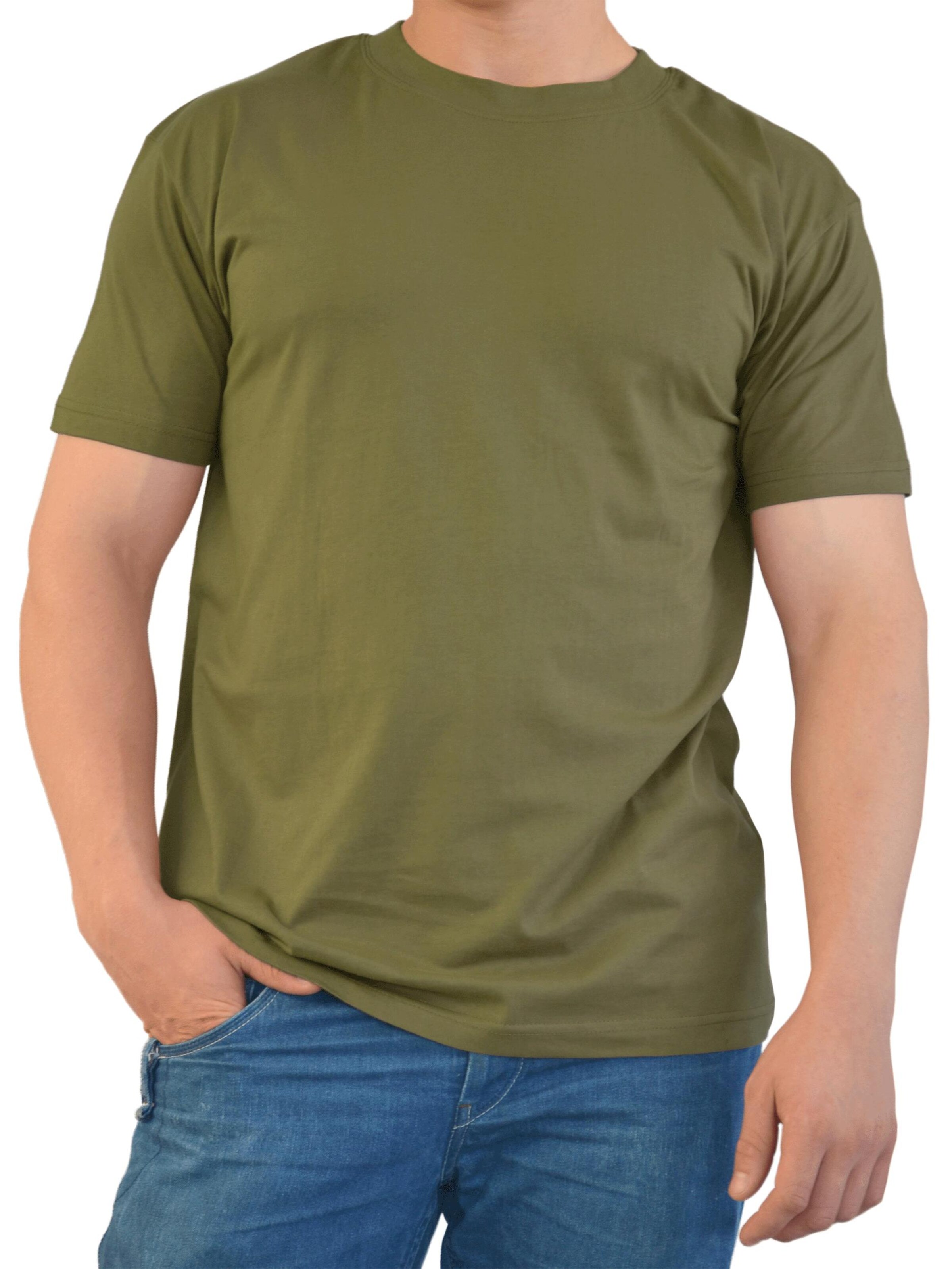 T-Shirt normani en vert : devant