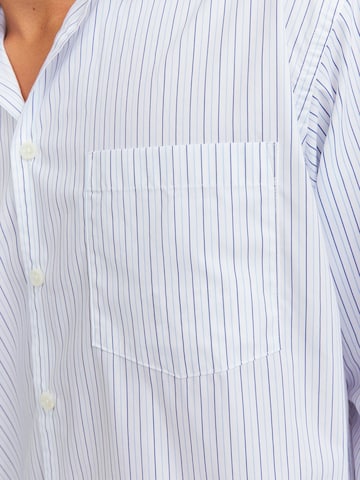 JACK & JONES Comfort fit Button Up Shirt 'Bill' in White