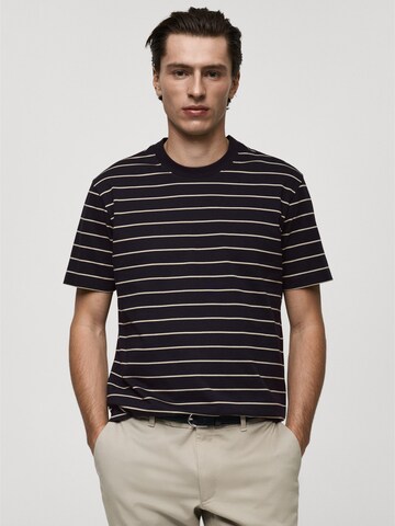MANGO MAN Shirt 'FRENCH' in Blue: front