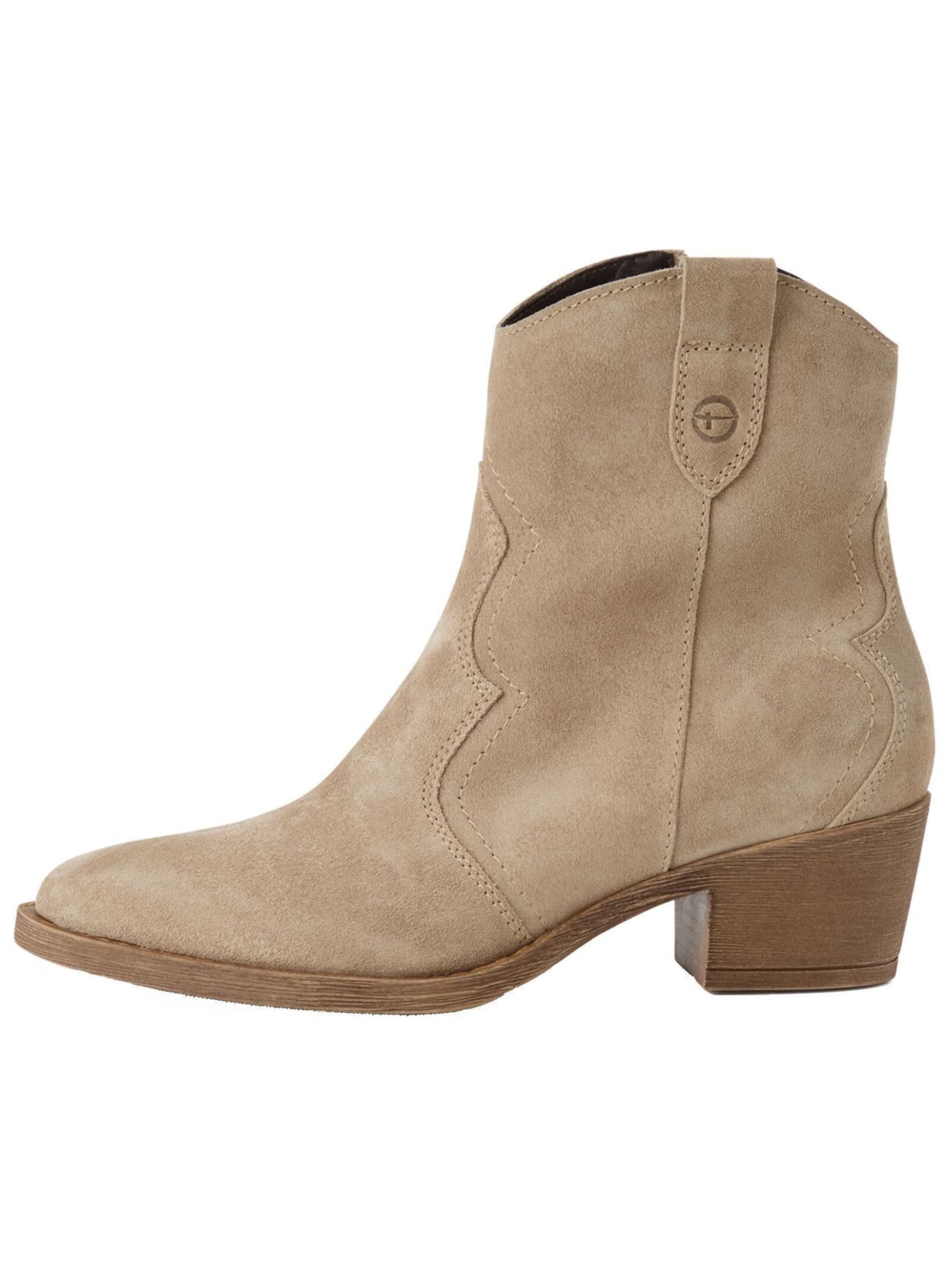 Bottes de cowboy Tamaris en beige