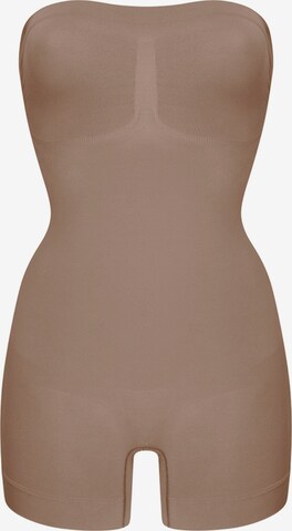 Body modelant 'Trägerloser Bodysuit Sculpting Shapewear mit Shorts' cfab (formerly creamy fabrics) en marron : devant