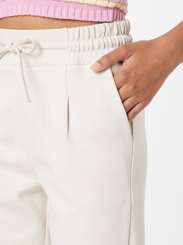 Smith&Soul Zúžený Kalhoty se sklady v pase – bílá