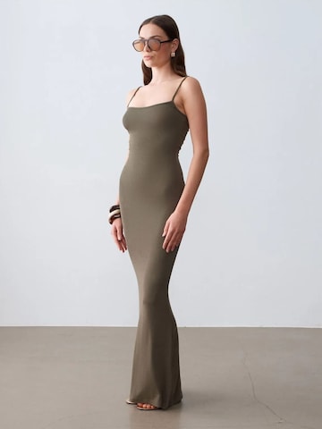 Dilvin - Vestido em verde