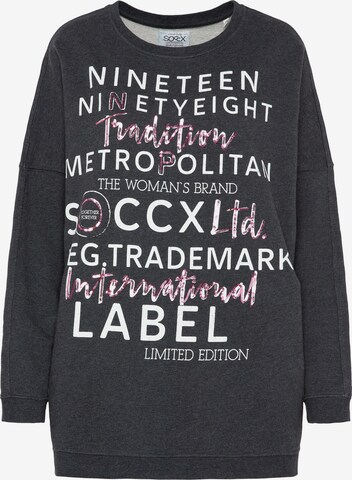 Soccx Sweatshirt in Grau: predná strana