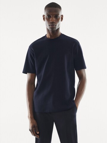 MANGO MAN T-shirt 'Kimi' i blå: framsida