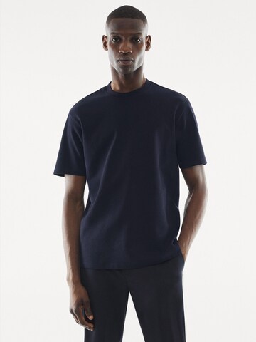 MANGO MAN T-Shirt 'Kimi' in Blau: Vorderseite