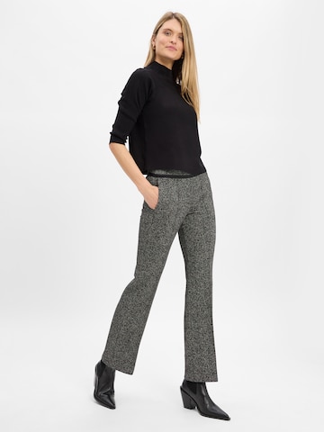 Regular Pantalon à pince 'Francoise' Cambio en noir