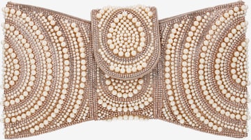 faina - Clutches em bege: frente