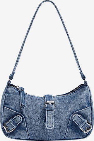 Pull&Bear Shoulder Bag in Blue: front