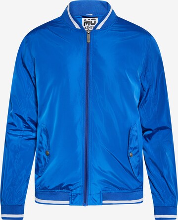 Mo ATHLSR Between-Season Jacket in Blue: front