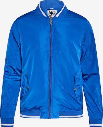 Mo ATHLSR Between-Season Jacket in Blue: front