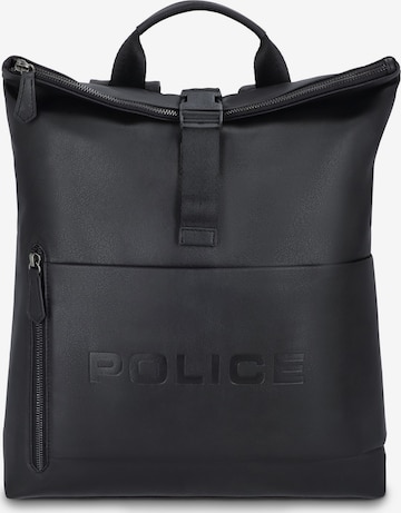 POLICE Backpack in Black: front