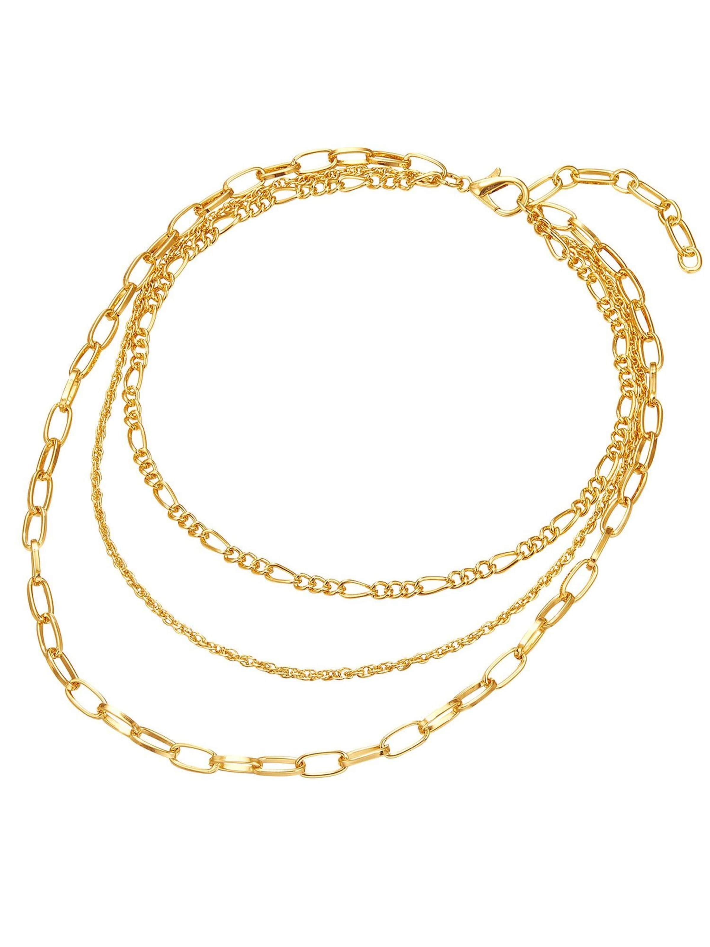 Collana di Lulu & Jane in oro: frontale