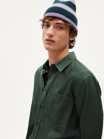 ARMEDANGELS Regular fit Button Up Shirt in Green