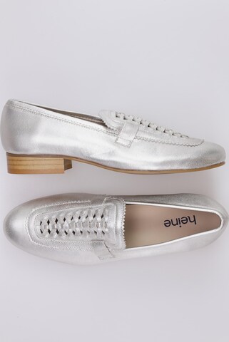 heine Flats & Loafers in 36 in Silver: front